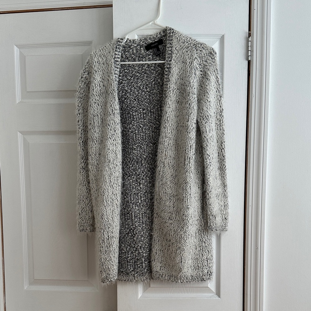 Forever 21 Heathered Gray Cardigan